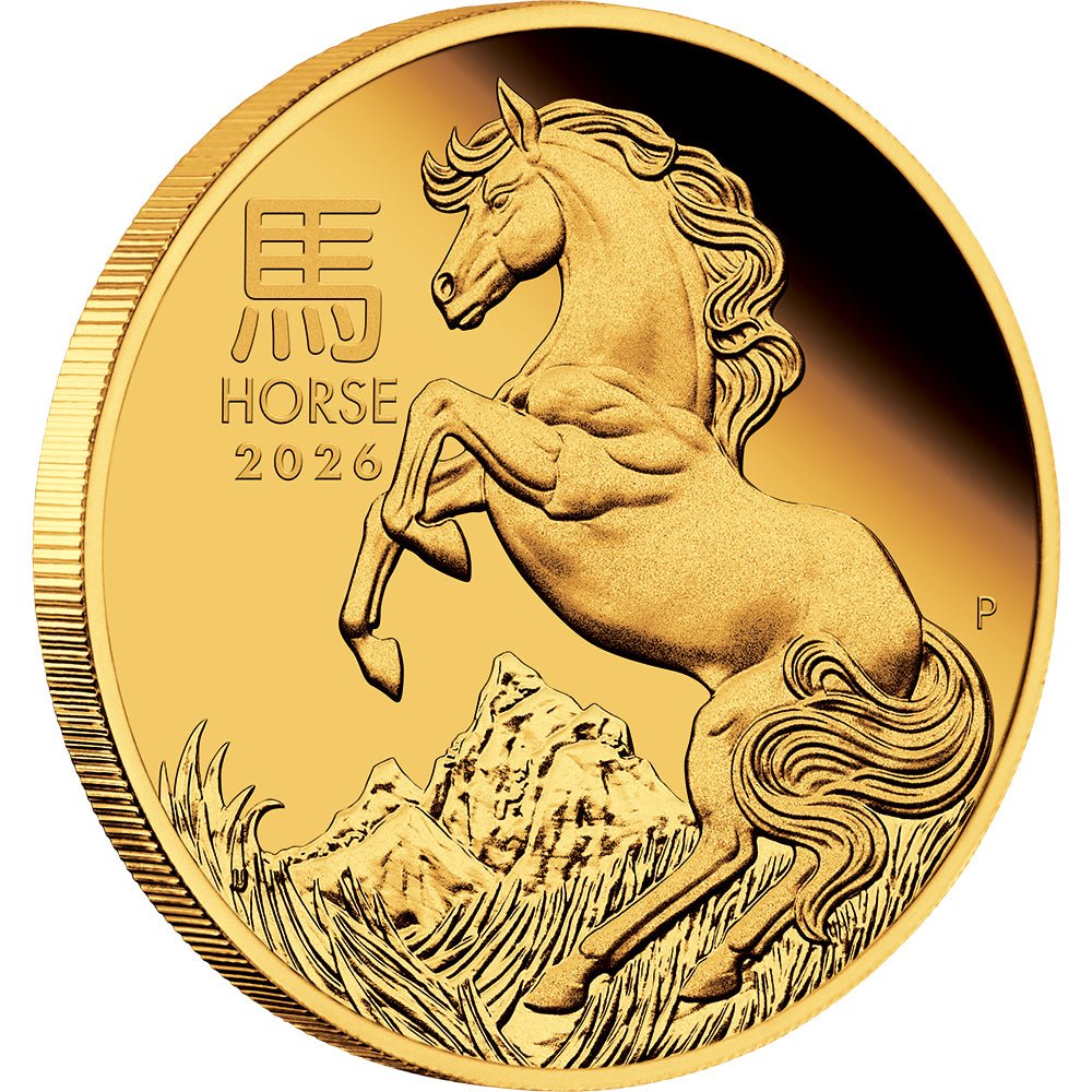 2026 Year Of The Horse 1/4oz Gold Proof Coin
