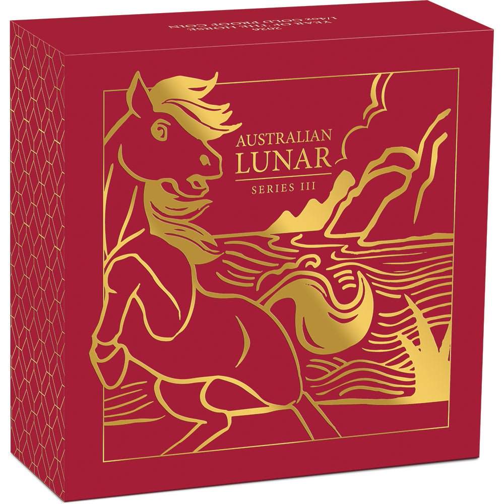 2026 Year Of The Horse 1/4oz Gold Proof Coin Shipper