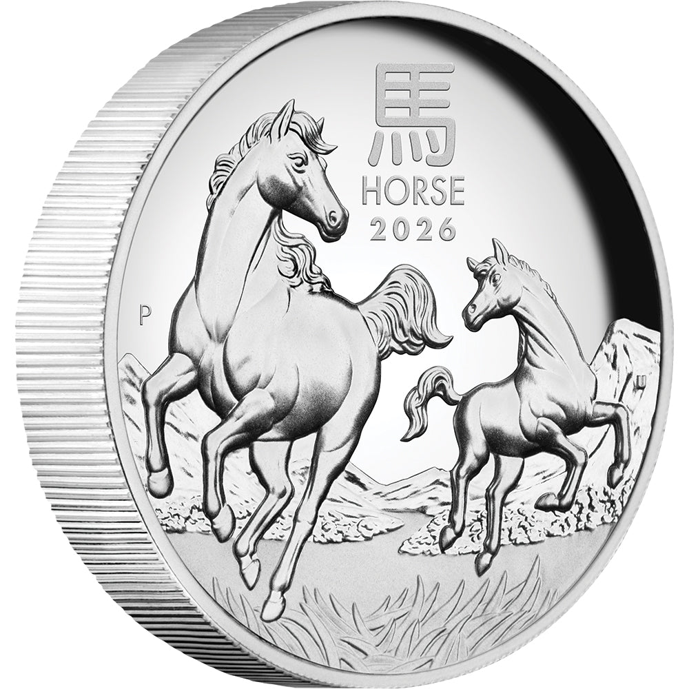 2026 Year Of The Horse 1oz Silver Proof High Relief Coin