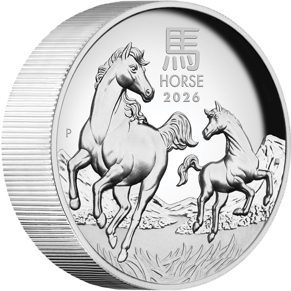 2026 Year Of The Horse 5oz Silver Proof High Relief Coin