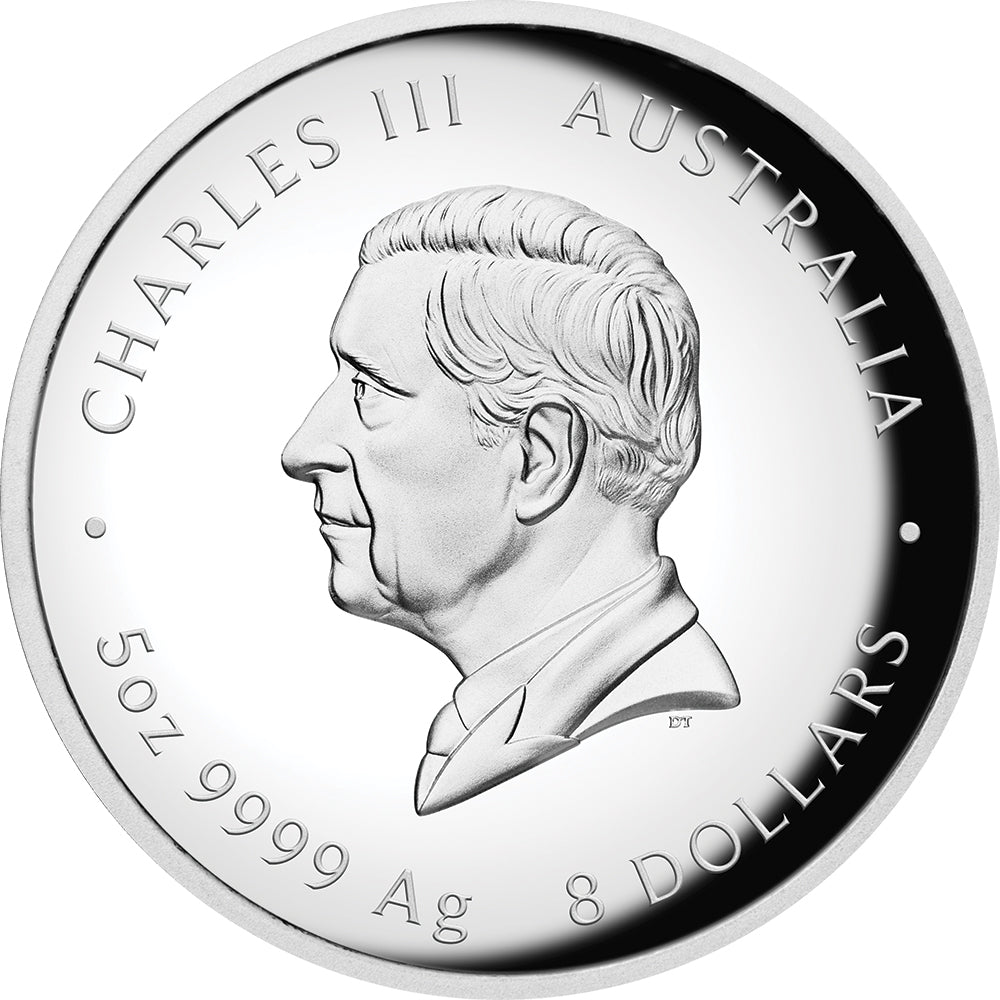 2026 Year Of The Horse 5oz Silver Proof High Relief Coin Obverse