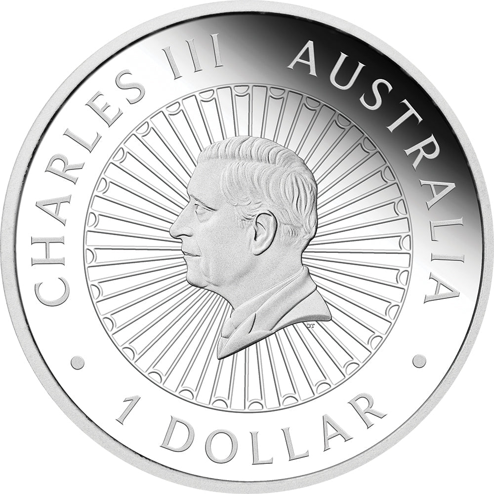 2026 Year of the Horse Opal 1oz Silver Proof Coin Obverse