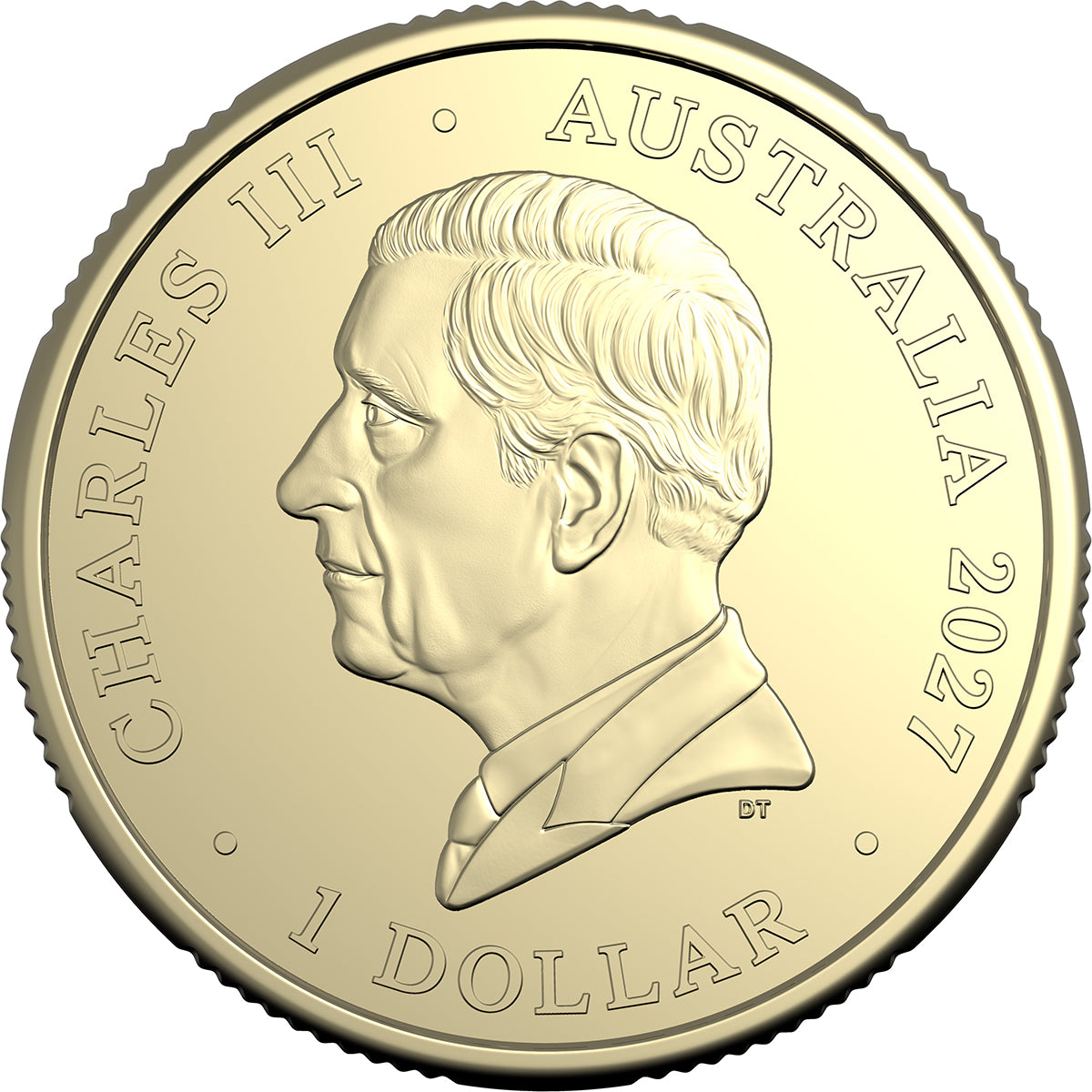 2027 $1 Year Of The Goat Uncirculated Coin Obverse