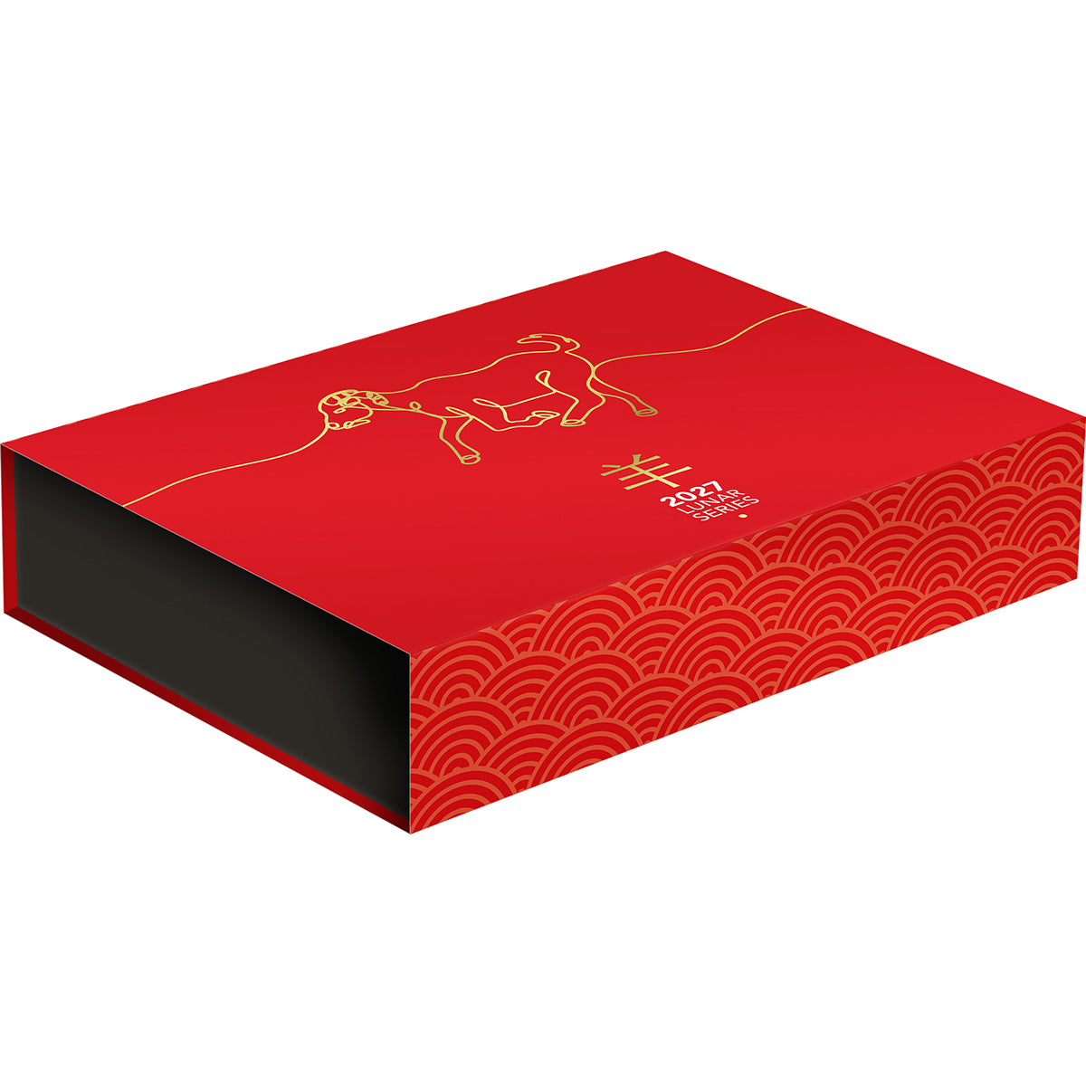 2027 $100 Year Of The Goat 1oz Gold Proof Domed Coin Shipper