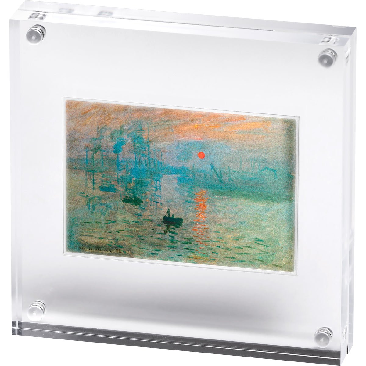 2027 Claude Monet - Impression, Sunrise 1oz Silver Proof Coin Case