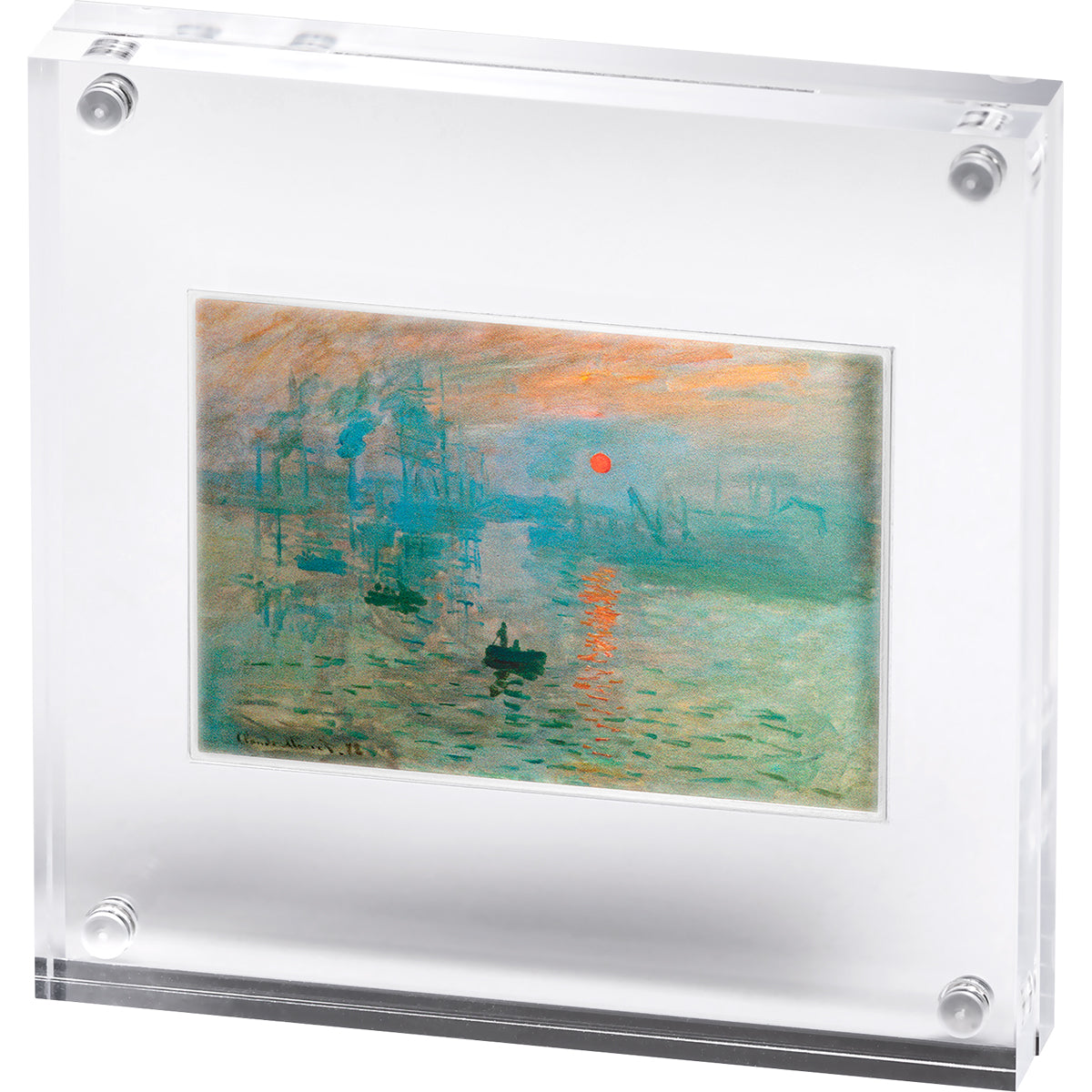 2027 Claude Monet - Impression, Sunrise 1oz Silver Proof Coin Case