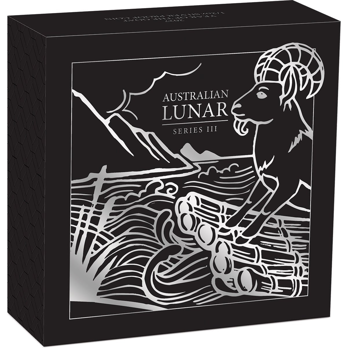 2027 Year Of The Goat 1/2oz Silver Proof Coin Shipper