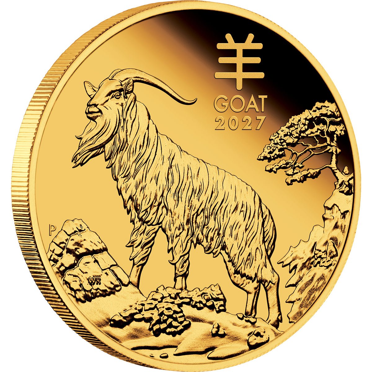 2027 Year Of The Goat 1oz Gold Proof Coin