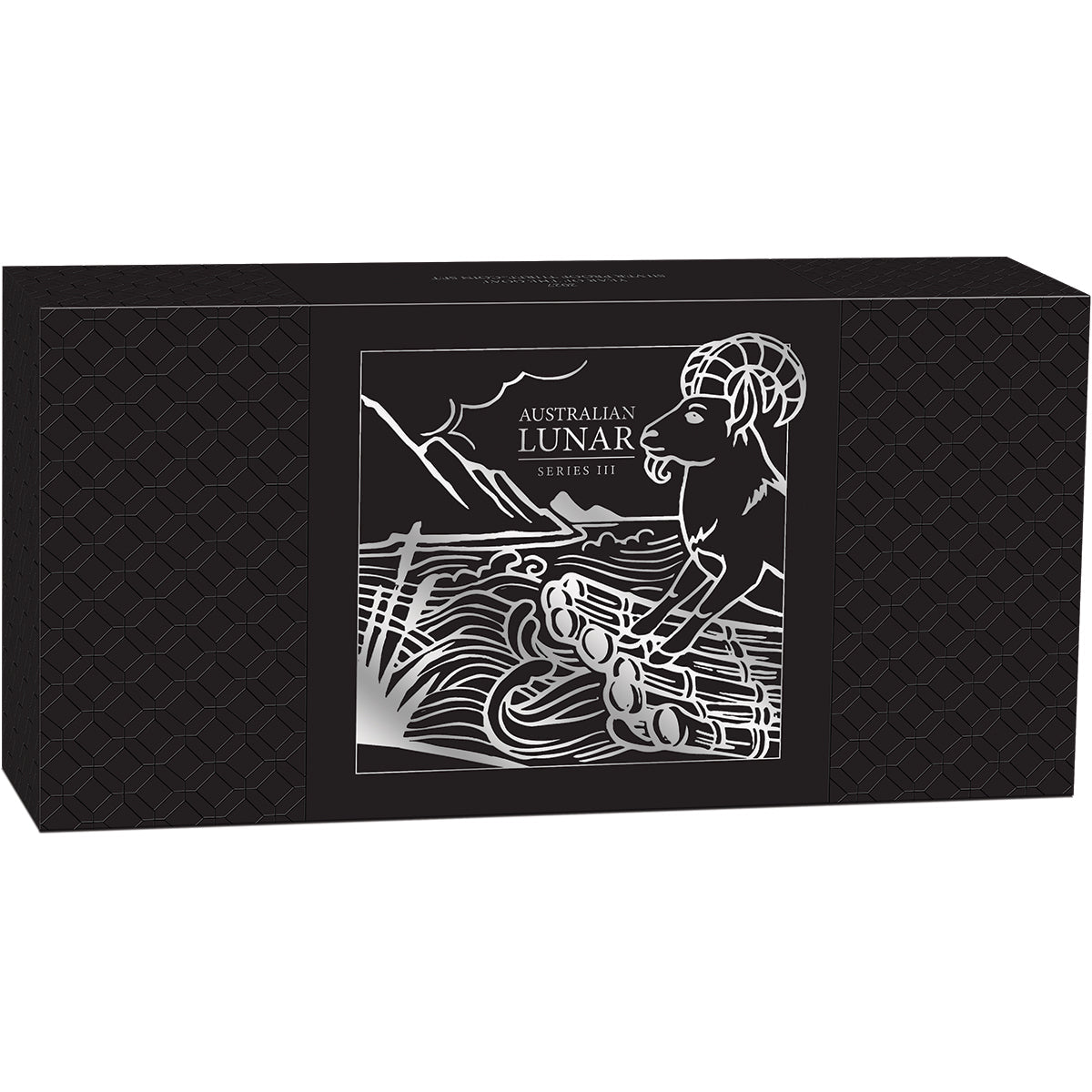 2027 Year Of The Goat Silver Proof Three-Coin Set Shipper