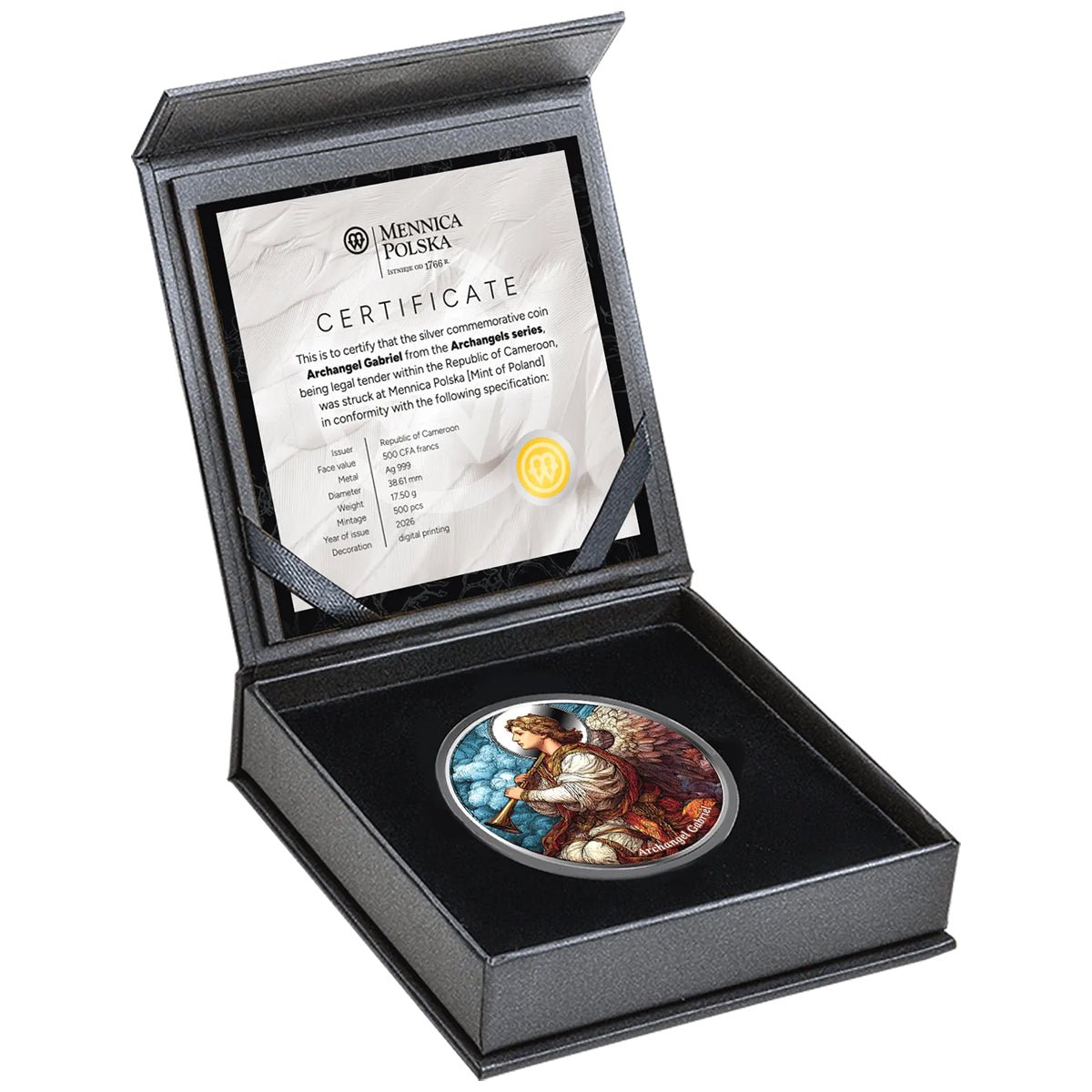 Archangels Collection - Gabriel Silver Proof Coin Case
