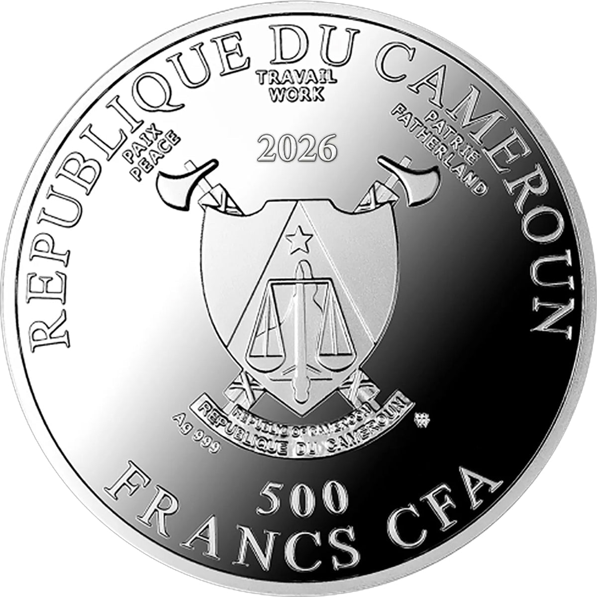 Archangels Collection - Gabriel Silver Proof Coin Obverse