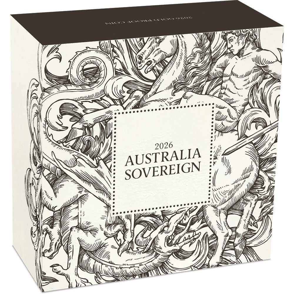Australia Sovereign 2026 Gold Proof Coin Shipper