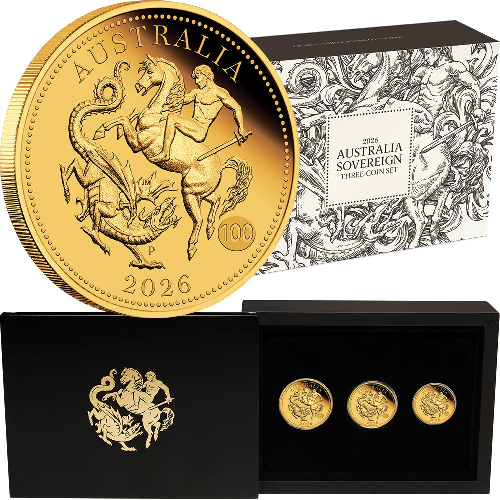 Australia Sovereign 2026 Gold Proof Three-Coin Set
