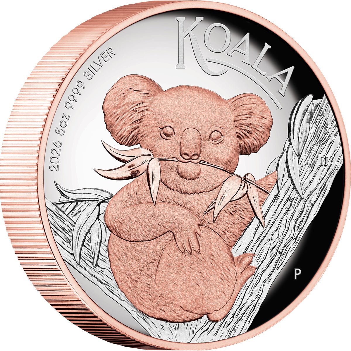Australian Koala 2026 5oz Silver Proof High Relief Gilded Coin