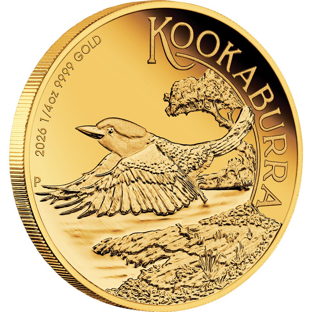 Australian Kookaburra 2026 1/4oz Gold Proof Coin