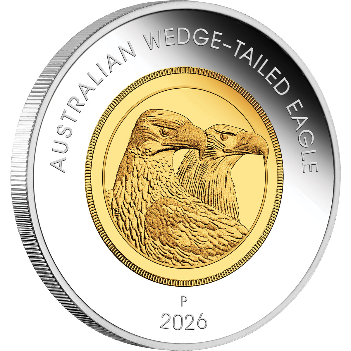 Australian Wedge-Tailed Eagle 2026 1oz Bi-Metal Proof Coin