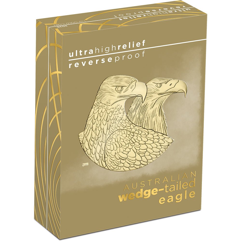 Australian Wedge-tailed Eagle 2026 1oz Gold Enhanced Reverse Proof Ultra High Relief Coin Shipper