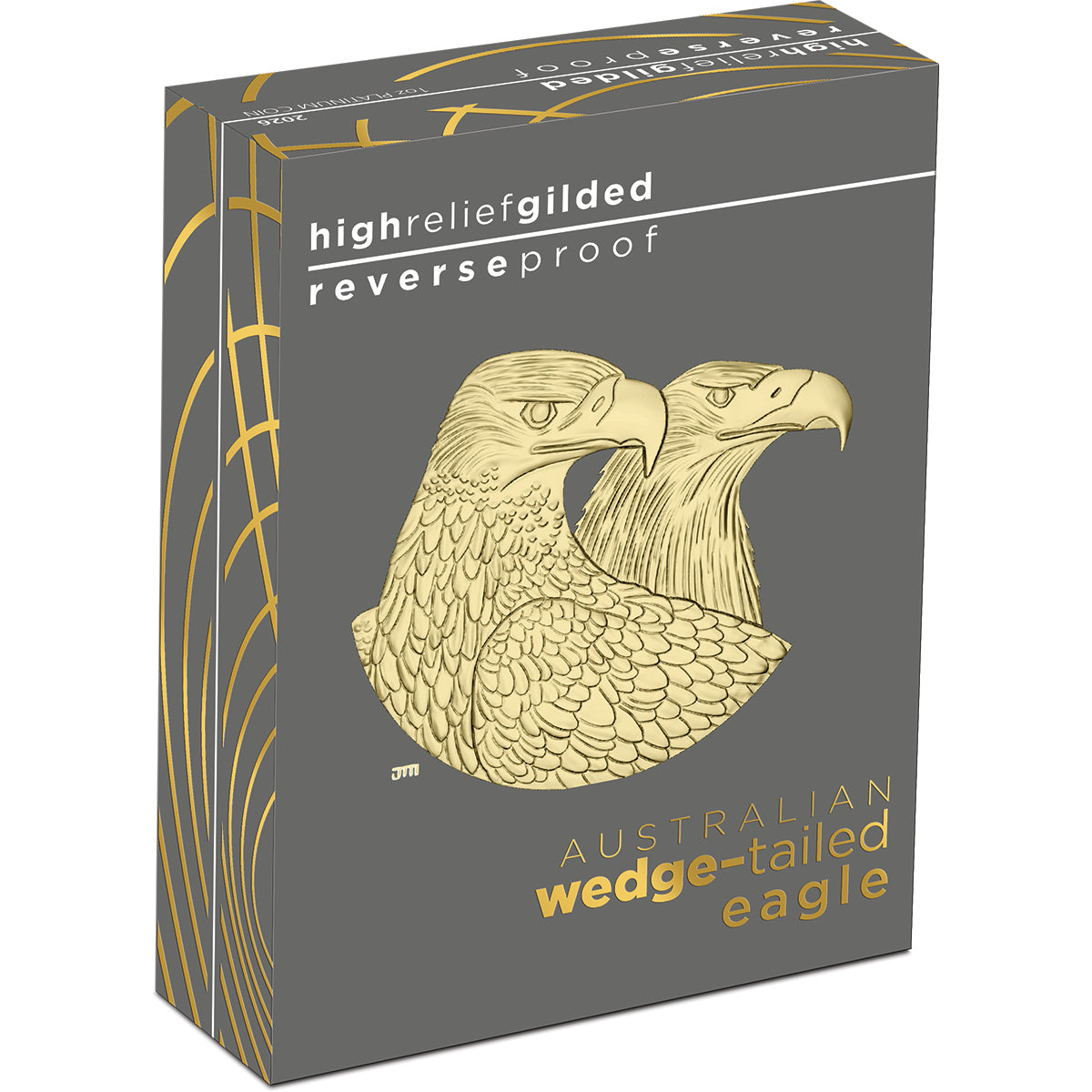 Australian Wedge-Tailed Eagle 2026 1oz Platinum Enhanced Reverse Proof Gilded Coin Shipper
