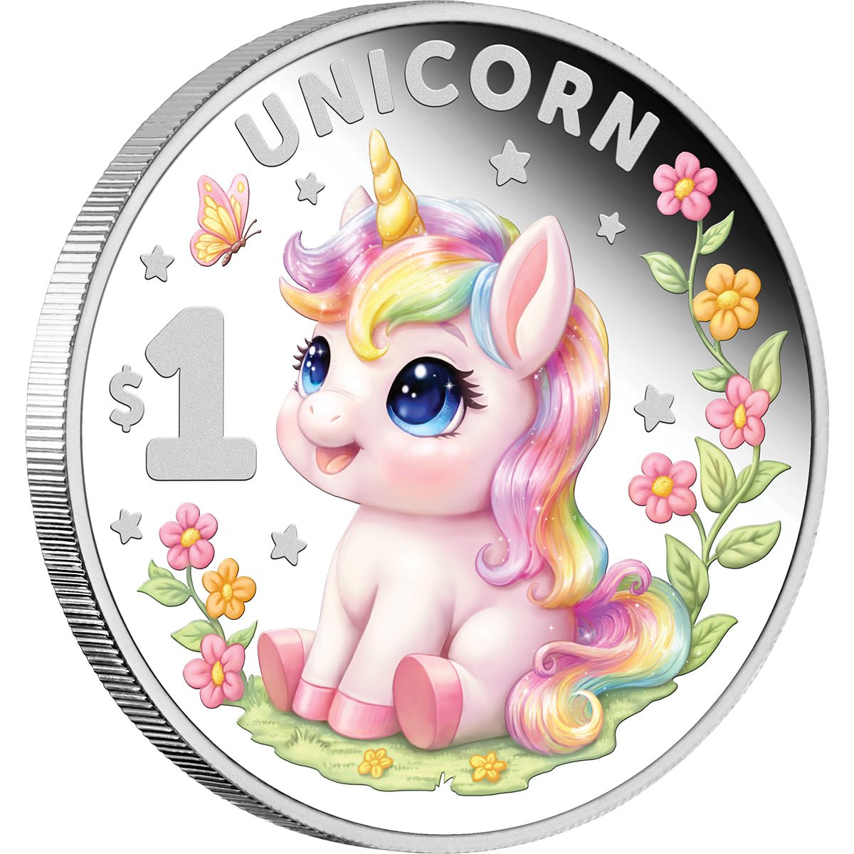 Baby Mythical Creature - 2026 Baby Unicorn 1/2oz Silver Proof Coin