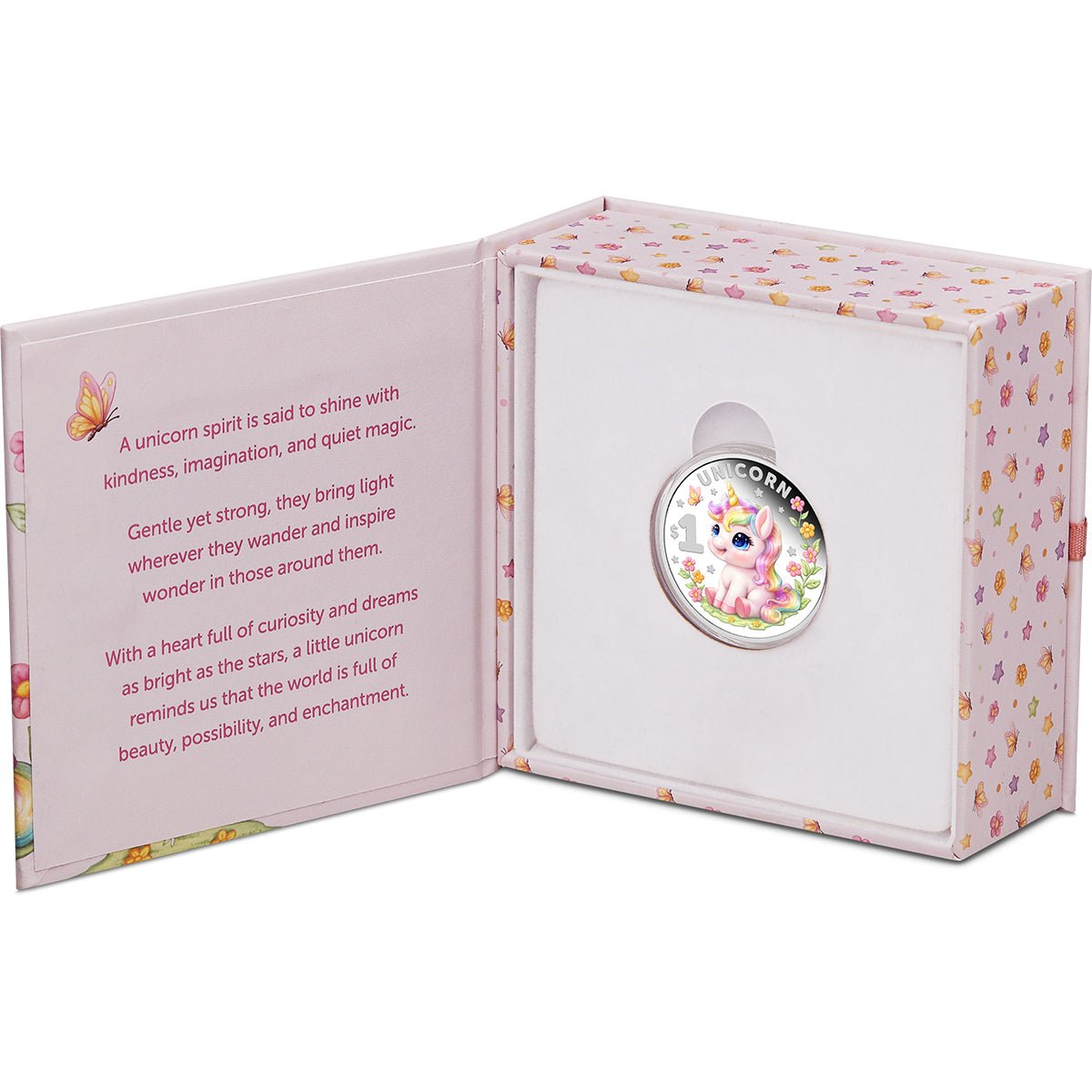 Baby Mythical Creature - 2026 Baby Unicorn 1/2oz Silver Proof Coin Case