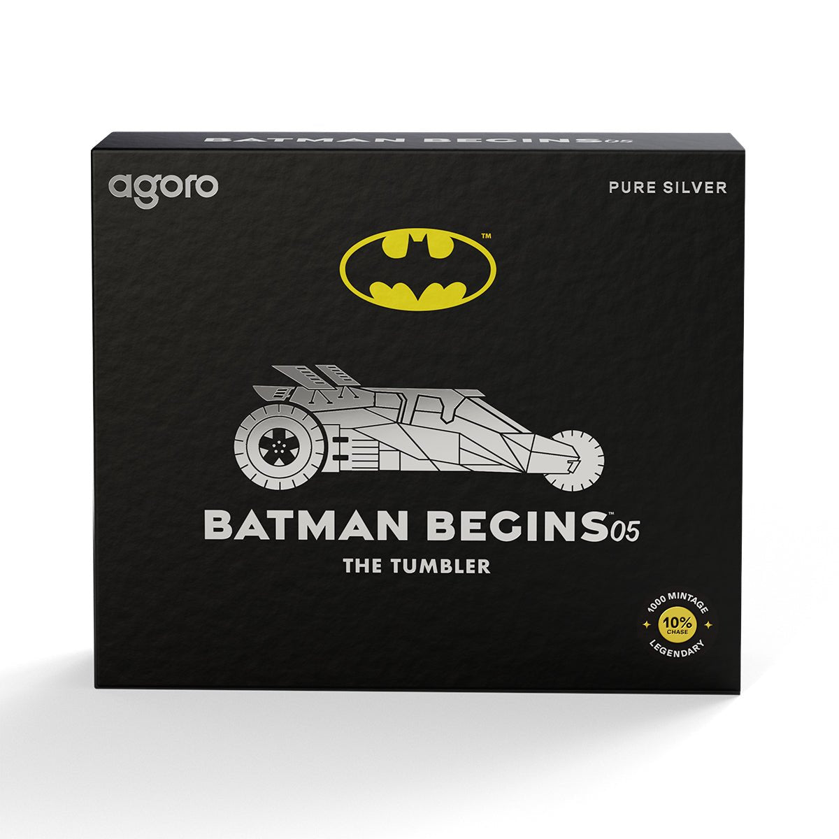 Batman Begins™ '05 - The Tumbler 1/2oz Silver Collectible Coin Shipper