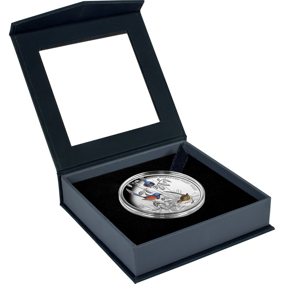 Birds Of Australia 2026 $1 Fairy Wren 1oz Silver Proof Coin Case