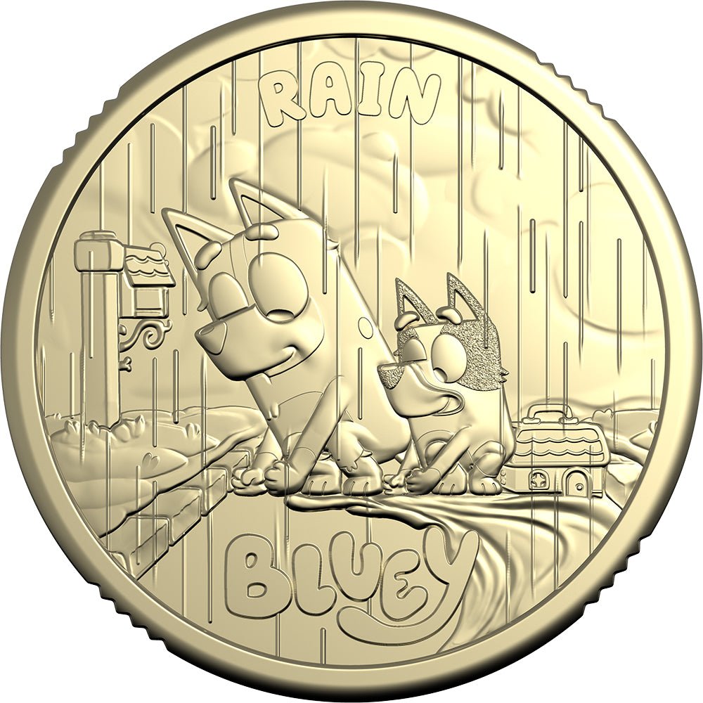 Bluey 2026 Uncirculated Coin - Rain