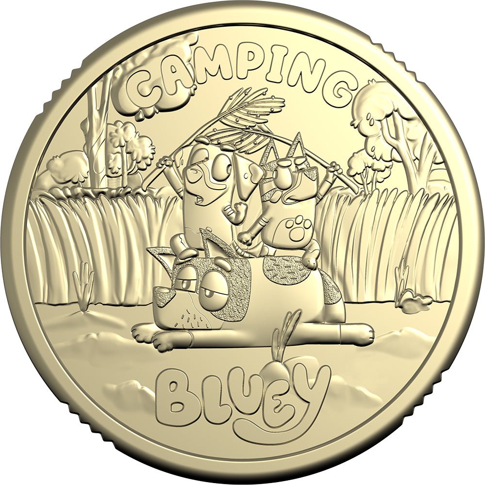 Bluey 2026 Uncirculated Coin - Camping