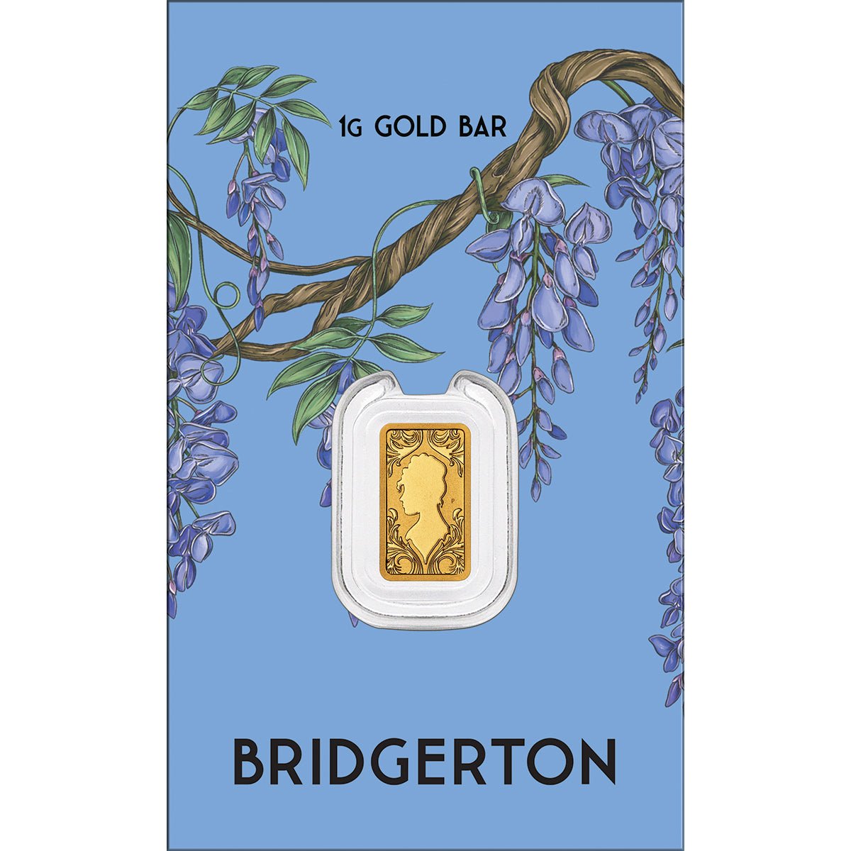 Bridgerton 2026 1g Gold Minted Bar In Card