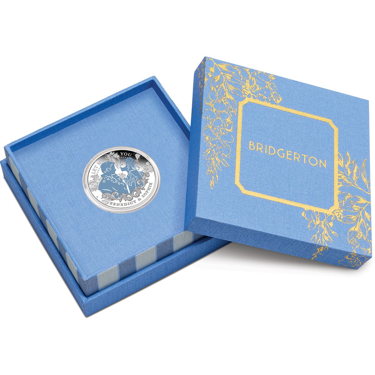 Bridgerton - Benedict & Sophie 2026 1/2oz Silver Proof Coloured Coin Case
