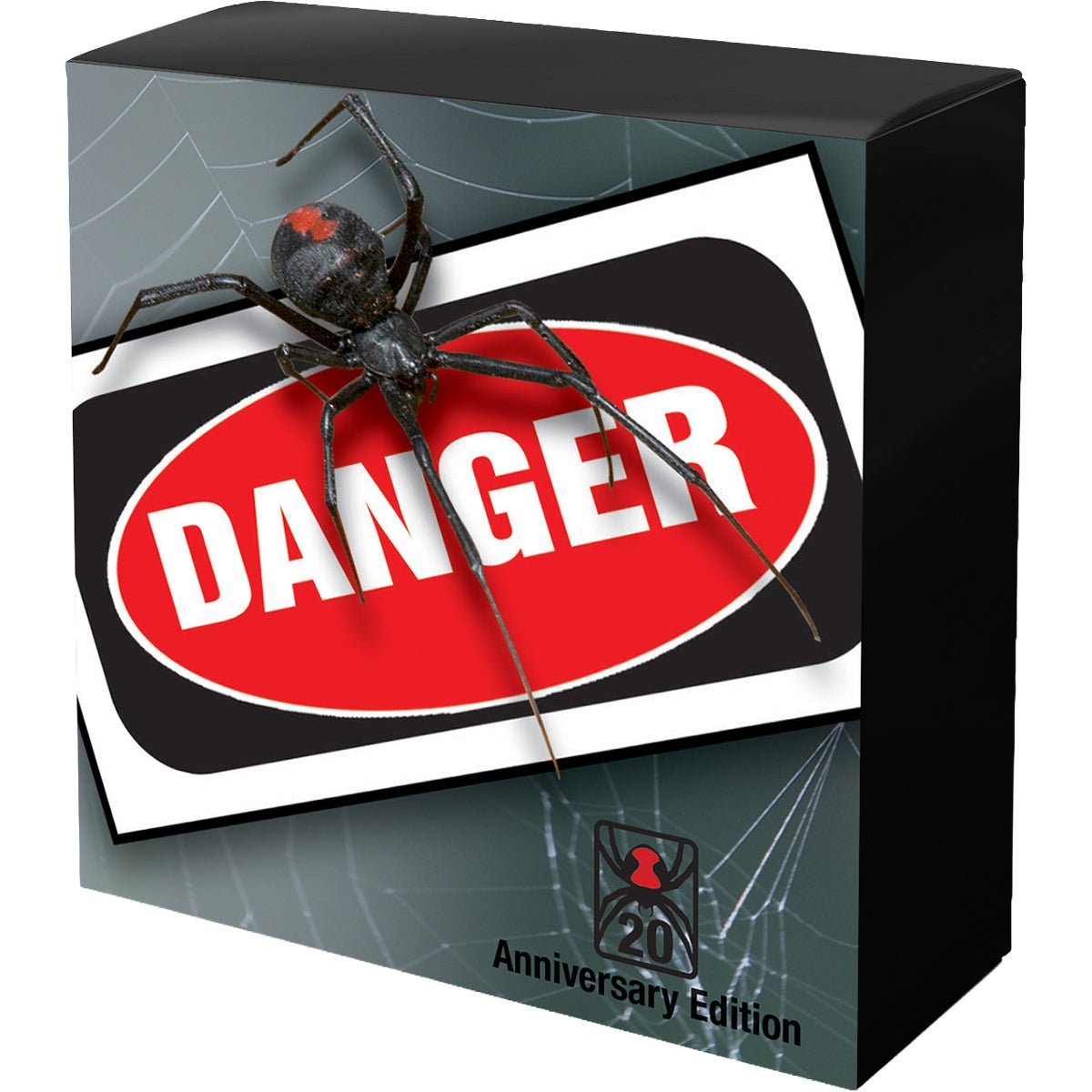 Deadly & Dangerous 2026 $1 Redback Spider 20th Anniversary Privy Mark 1oz Silver Proof Coin Shipper