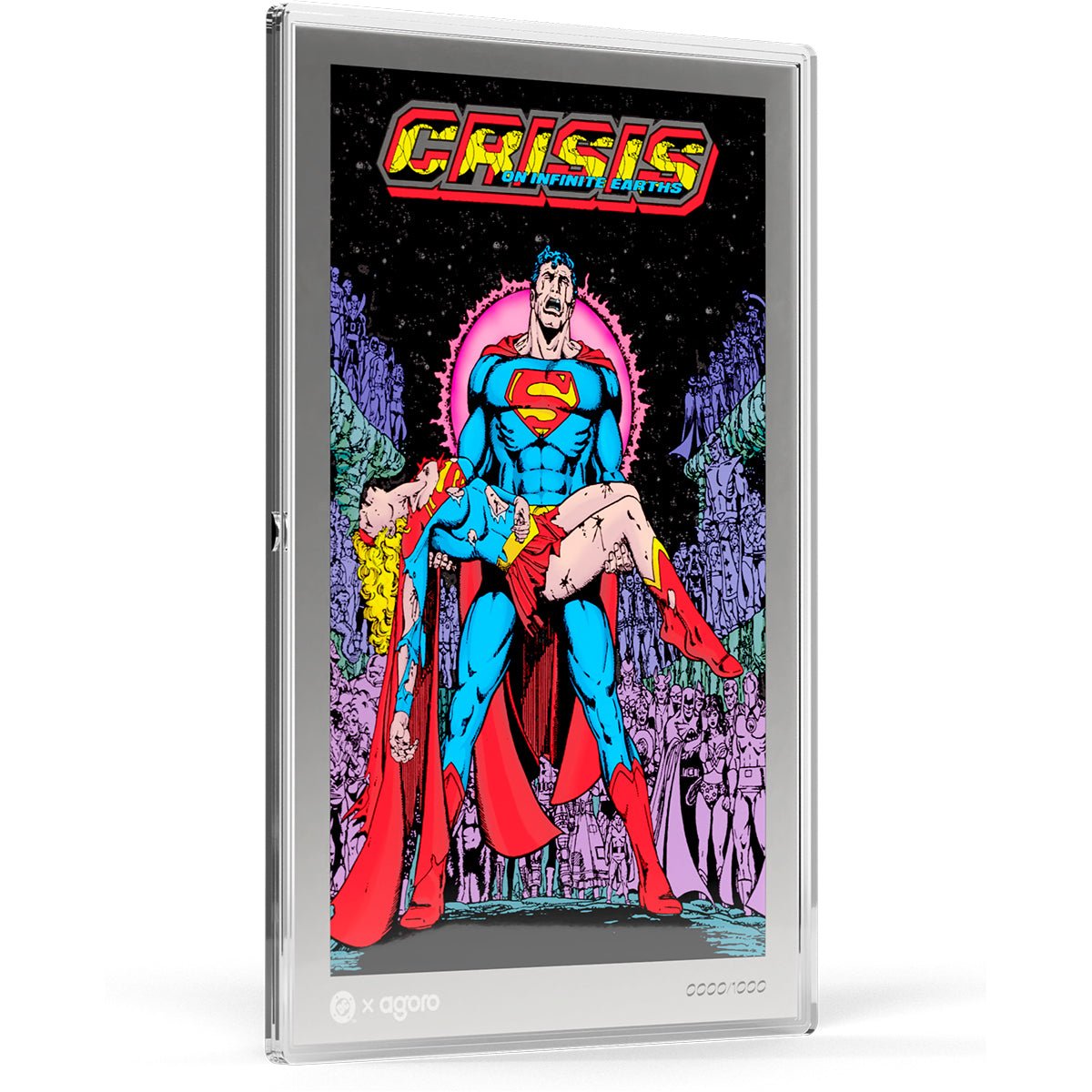 Death Of Supergirl - Crisis On Infinite Earths (1985) #7 1oz Silver Collectible Foil