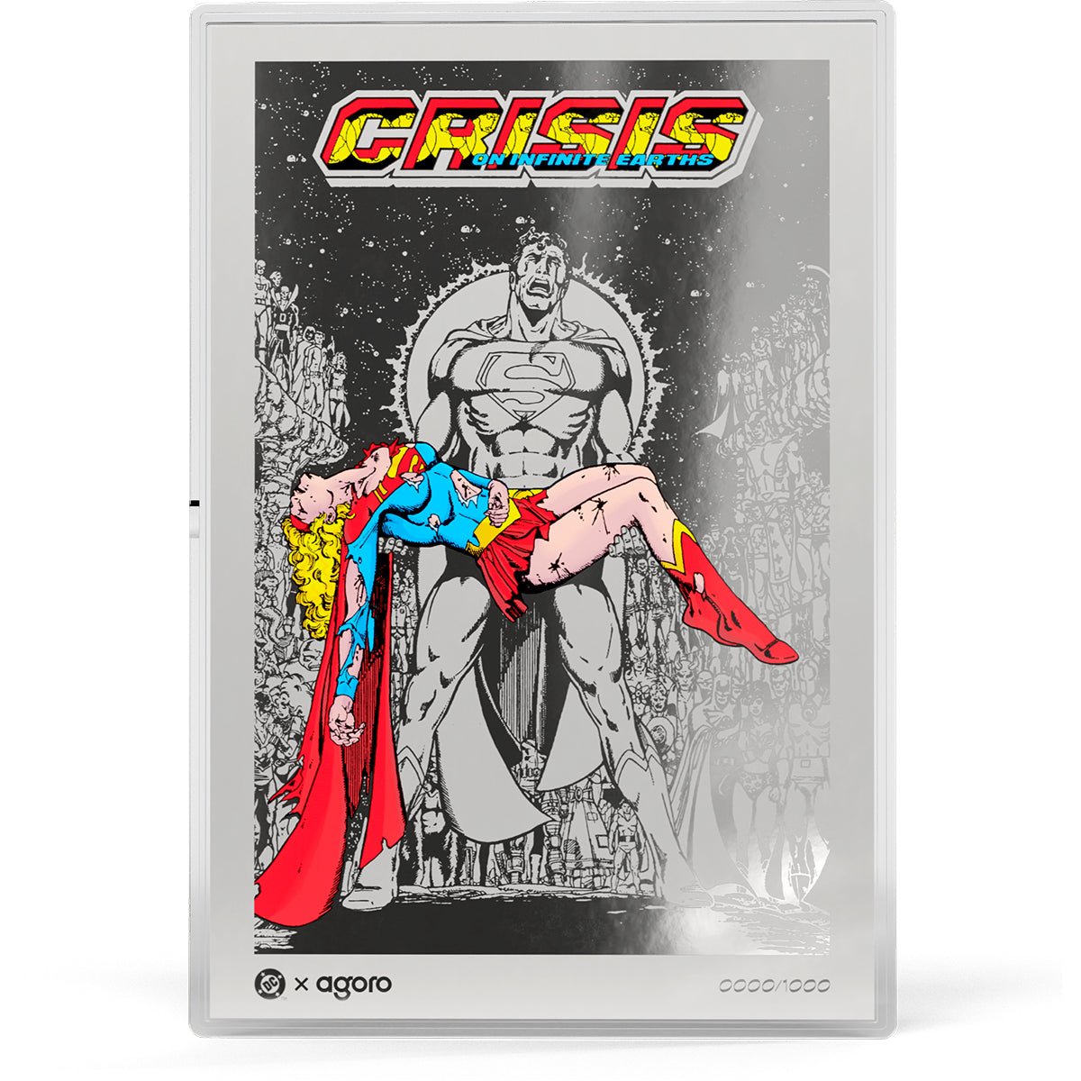 Death Of Supergirl - Crisis On Infinite Earths (1985) #7 1oz Silver Collectible Foil Chase