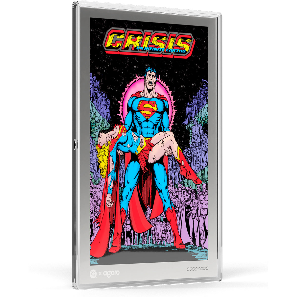 Death Of Supergirl - Crisis On Infinite Earths (1985) #7 1oz Silver Collectible Foil