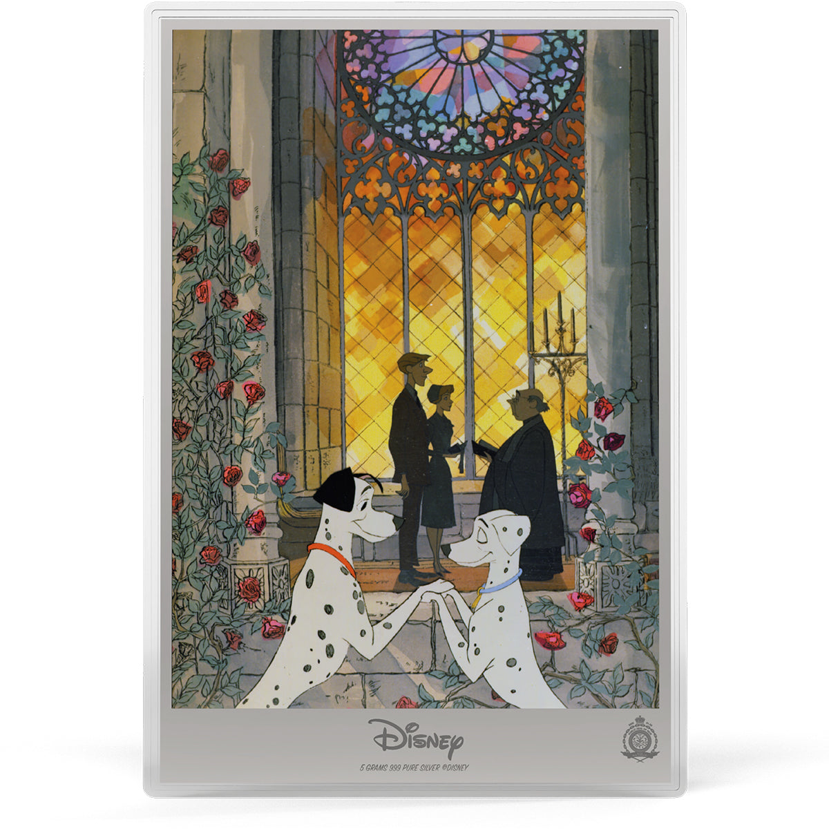 Disney 101 Dalmatians 5g Silver Foil Obverse