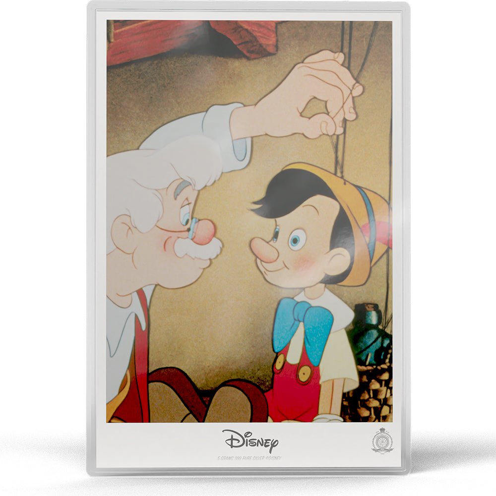 Disney Pinocchio 5g Silver Foil Obverse