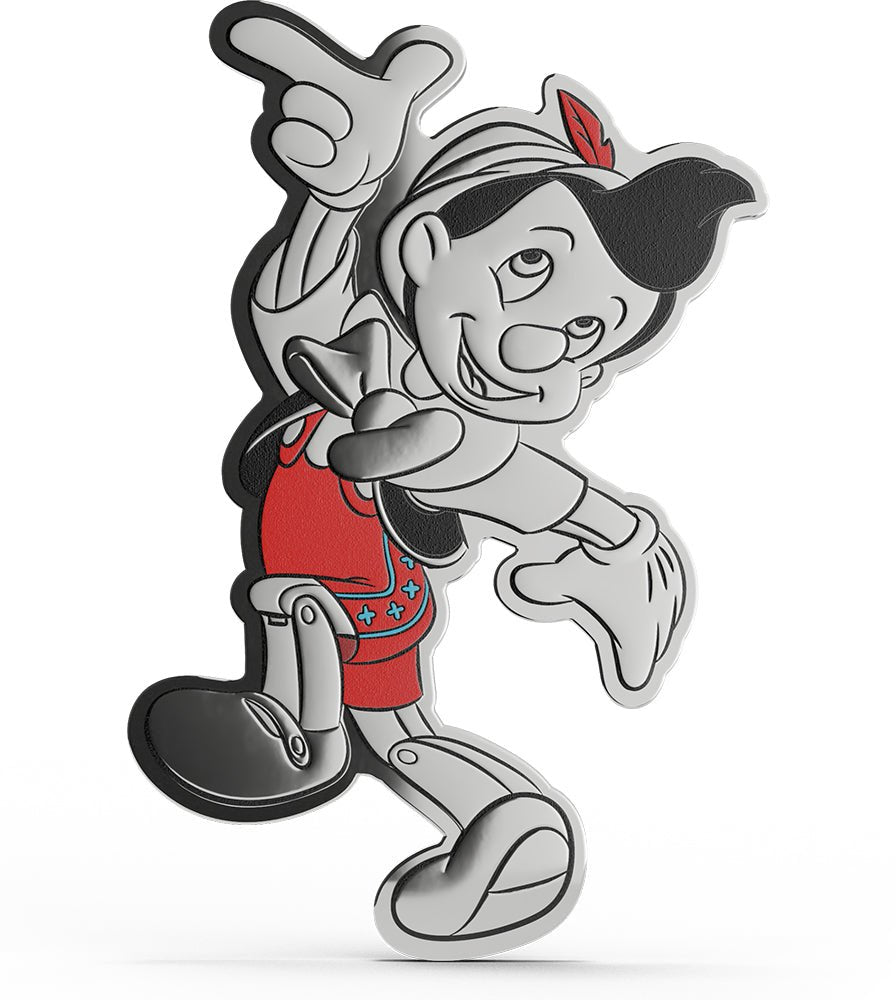Disney Pinocchio 3/4oz Silver Coin