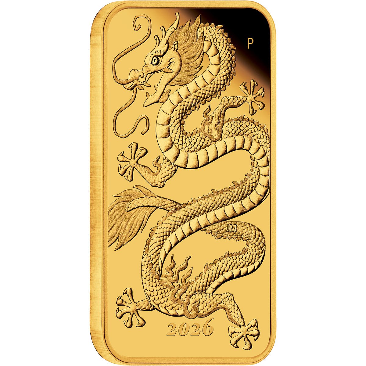 Dragon 2026 1oz Gold Proof Rectangle Coin