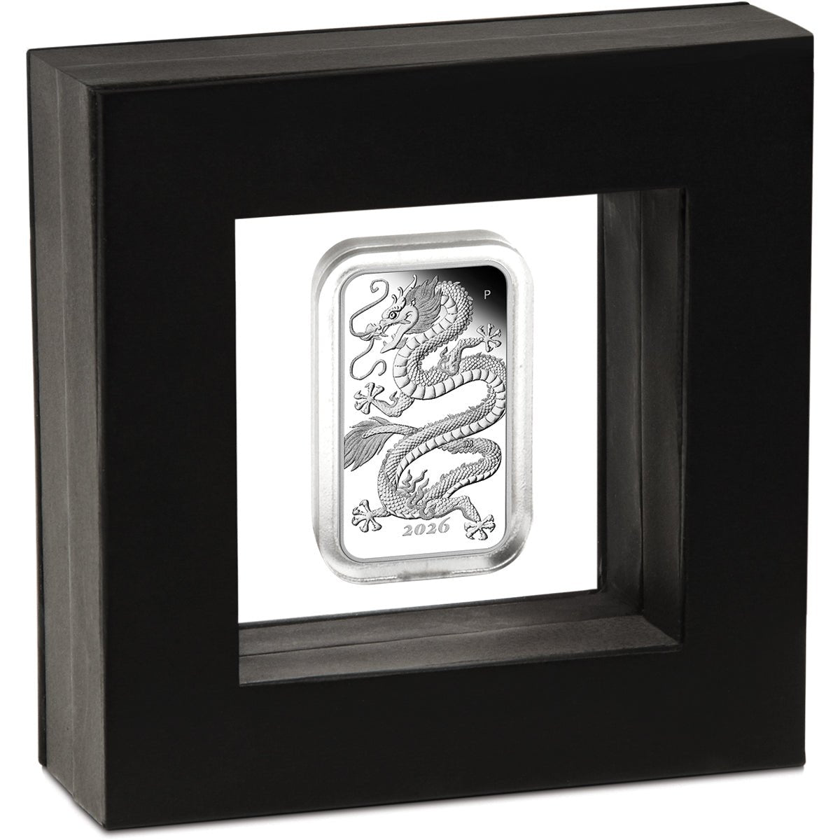 Dragon 2026 1oz Silver Proof Rectangle Coin Case