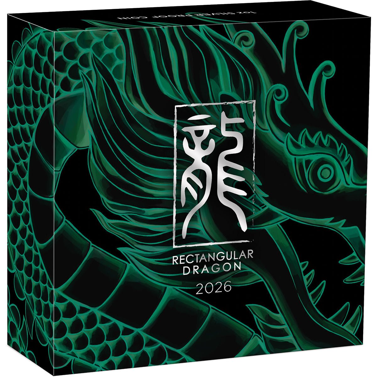 Dragon 2026 1oz Silver Proof Rectangle Coin Shipper