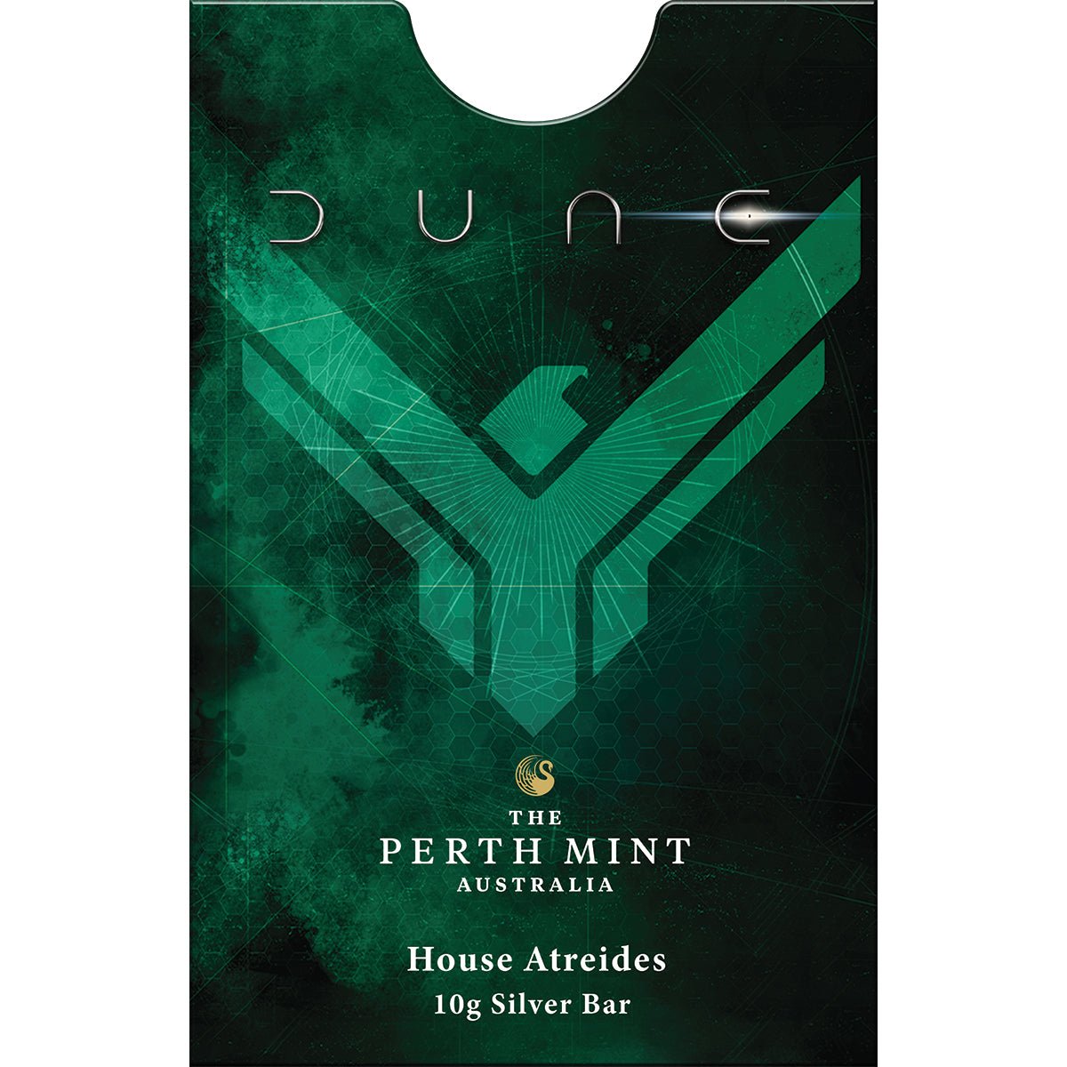 Dune - House Atreides 2026 10g Silver Minted Bar Sleeve