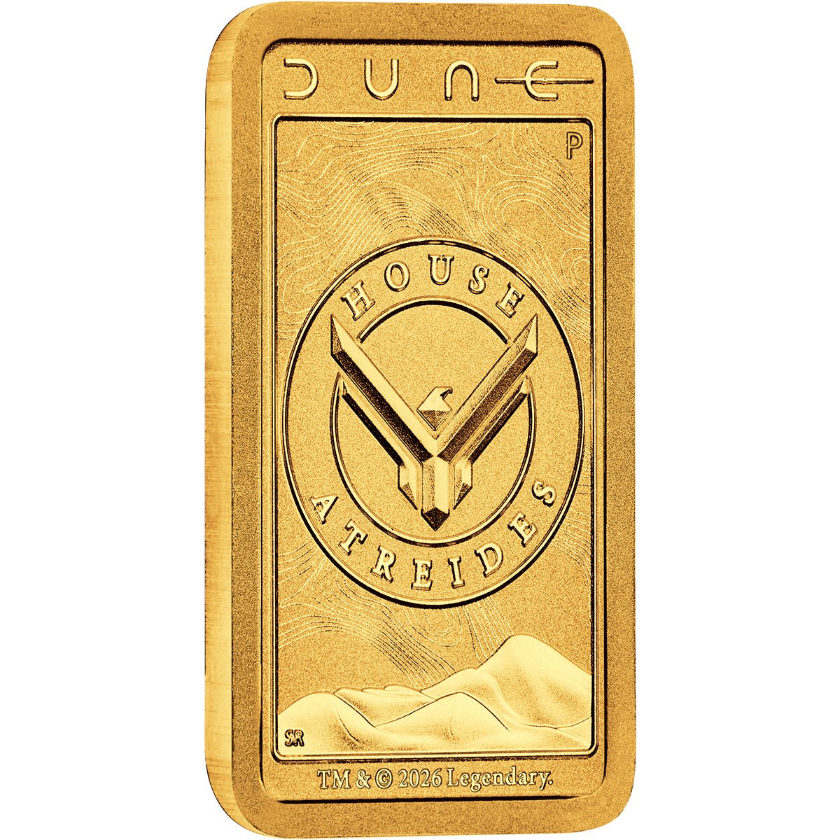 Dune – House Atreides 2026 1g Gold Minted Bar