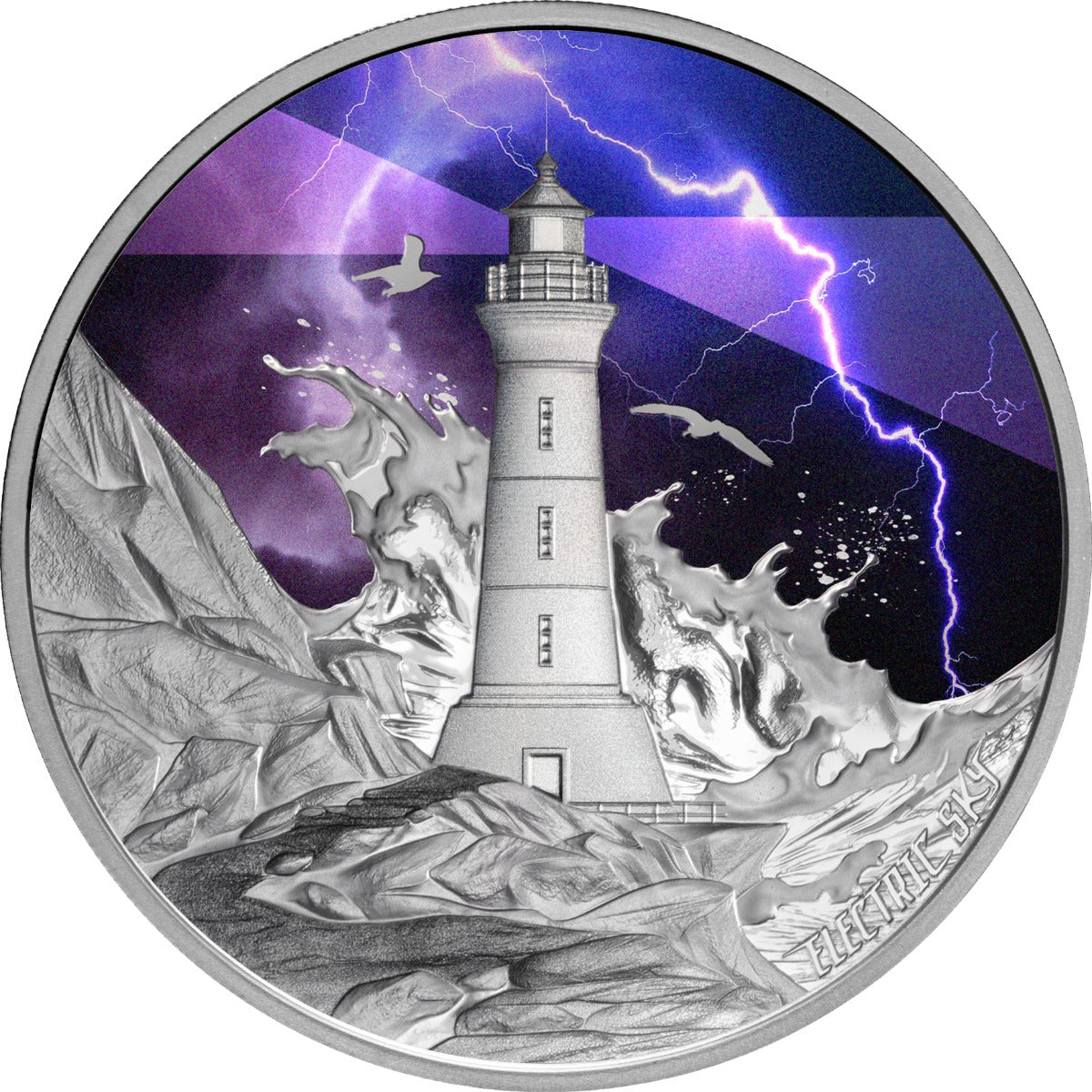2024 $1 Electric Sky 1oz Silver Proof Coin