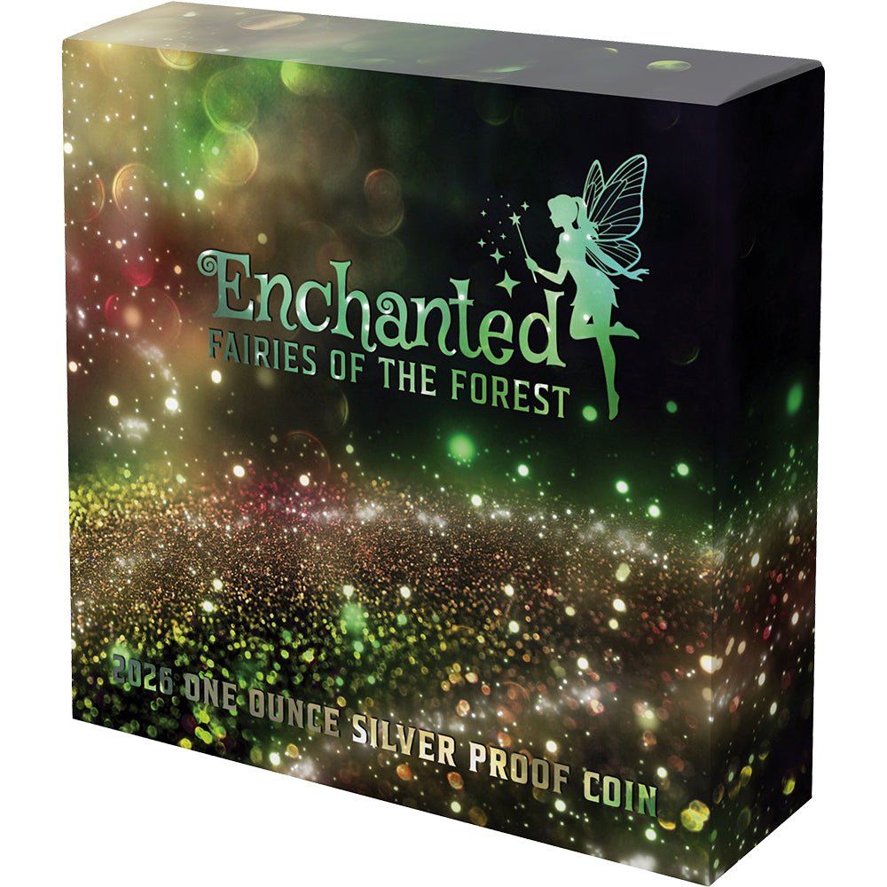 Fairies Of The Forest 2026 $1 1oz Silver Proof Coin Shipper