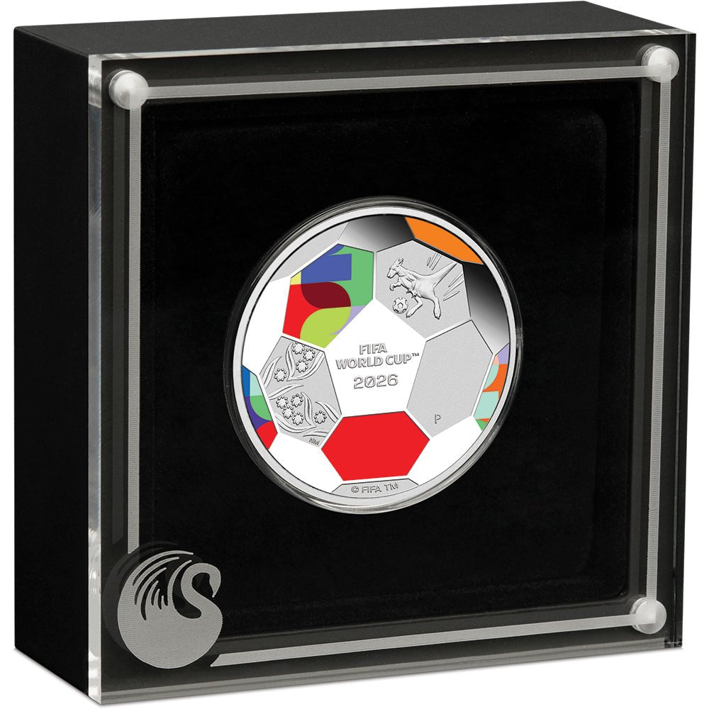 FIFA World Cup 2026™ 1/2oz Silver Proof Coloured Coin Case
