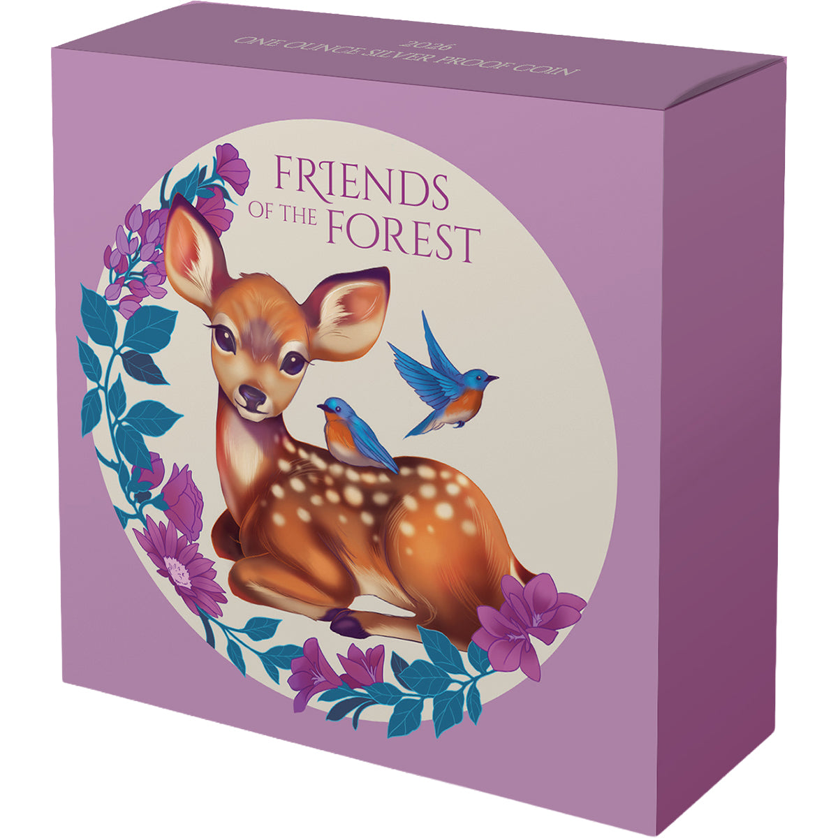 Friends Of The Forest 2026 $1 Fawn 1oz Silver Proof Coin Shipper