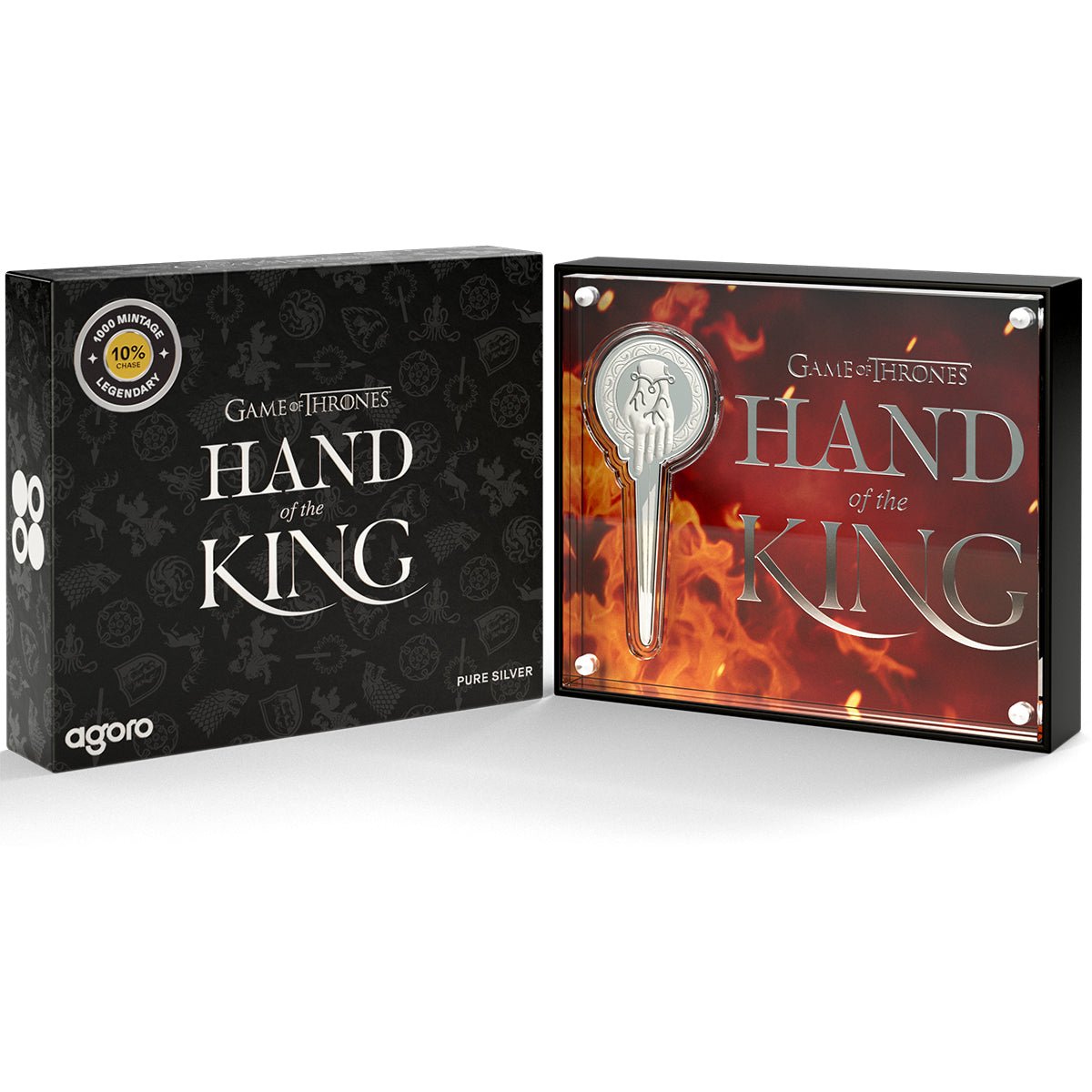 Game Of Thrones™ - Hand of the King 1/3oz Silver Collectible Coin Shipper
