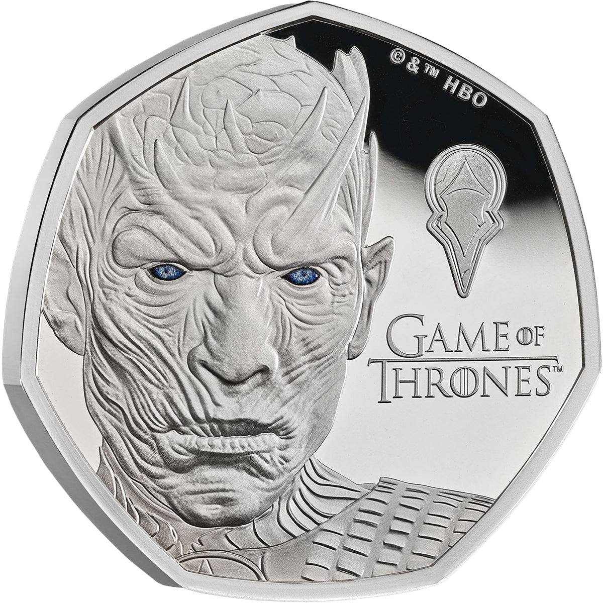 Game Of Thrones (Ice) 2026 UK 50p Silver Proof Colour Coin