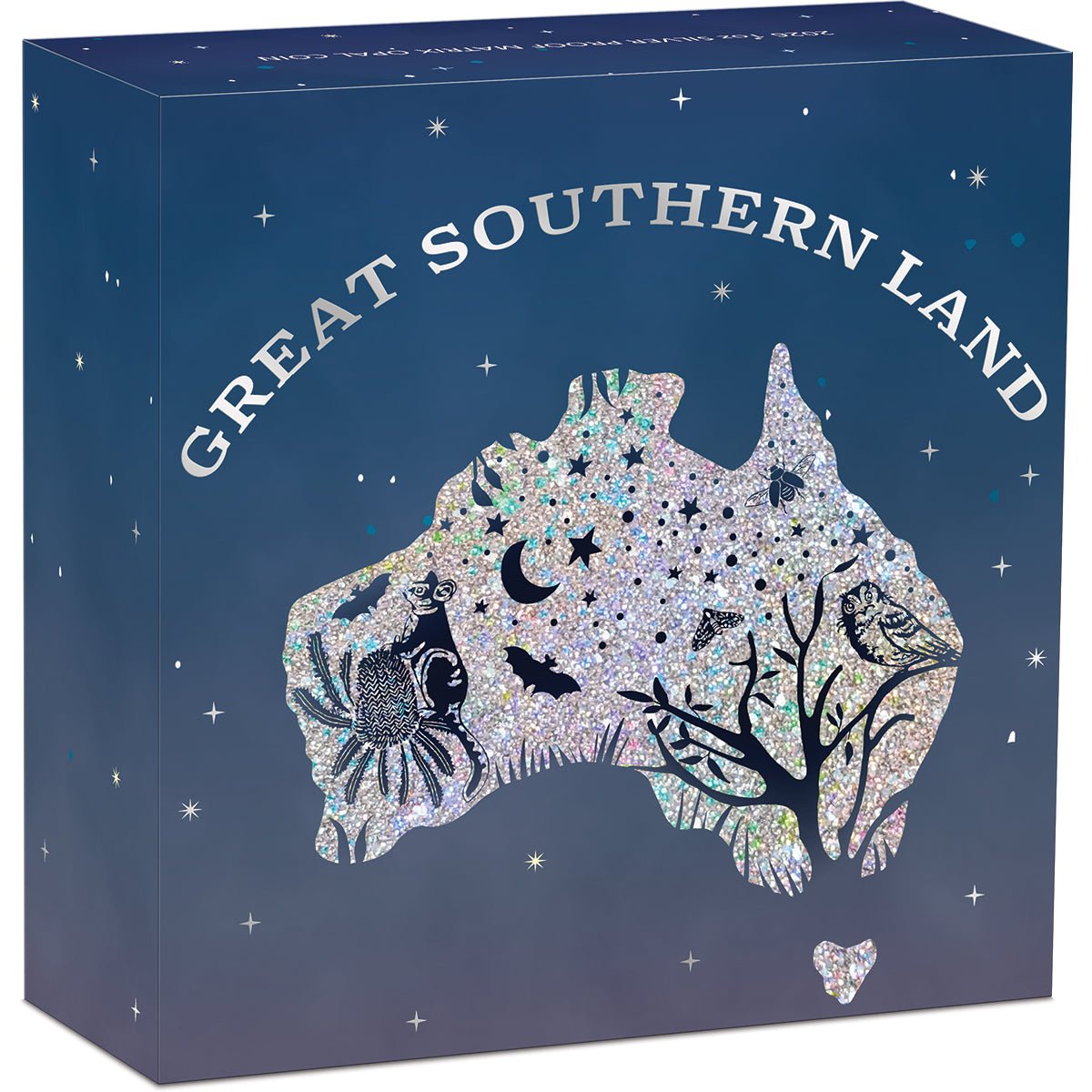 Great Southern Land - Nocturnal - 2026 1oz Silver Proof Opal Coin Shipper