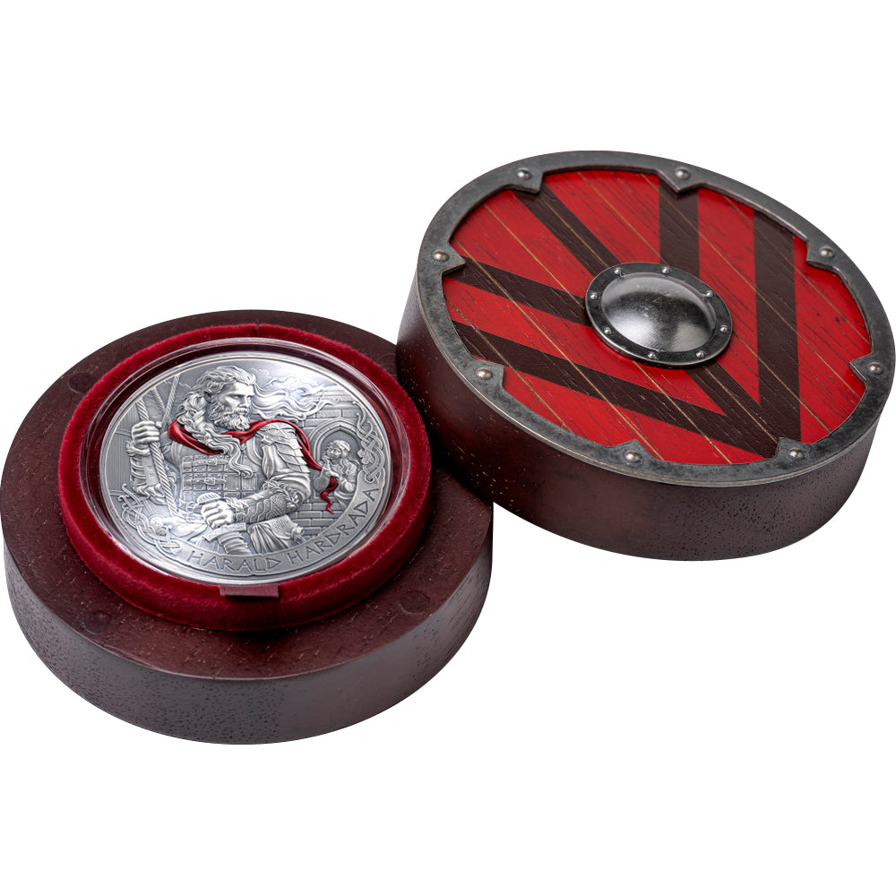 Harald Hardrada 2oz Silver Antique Coin Case